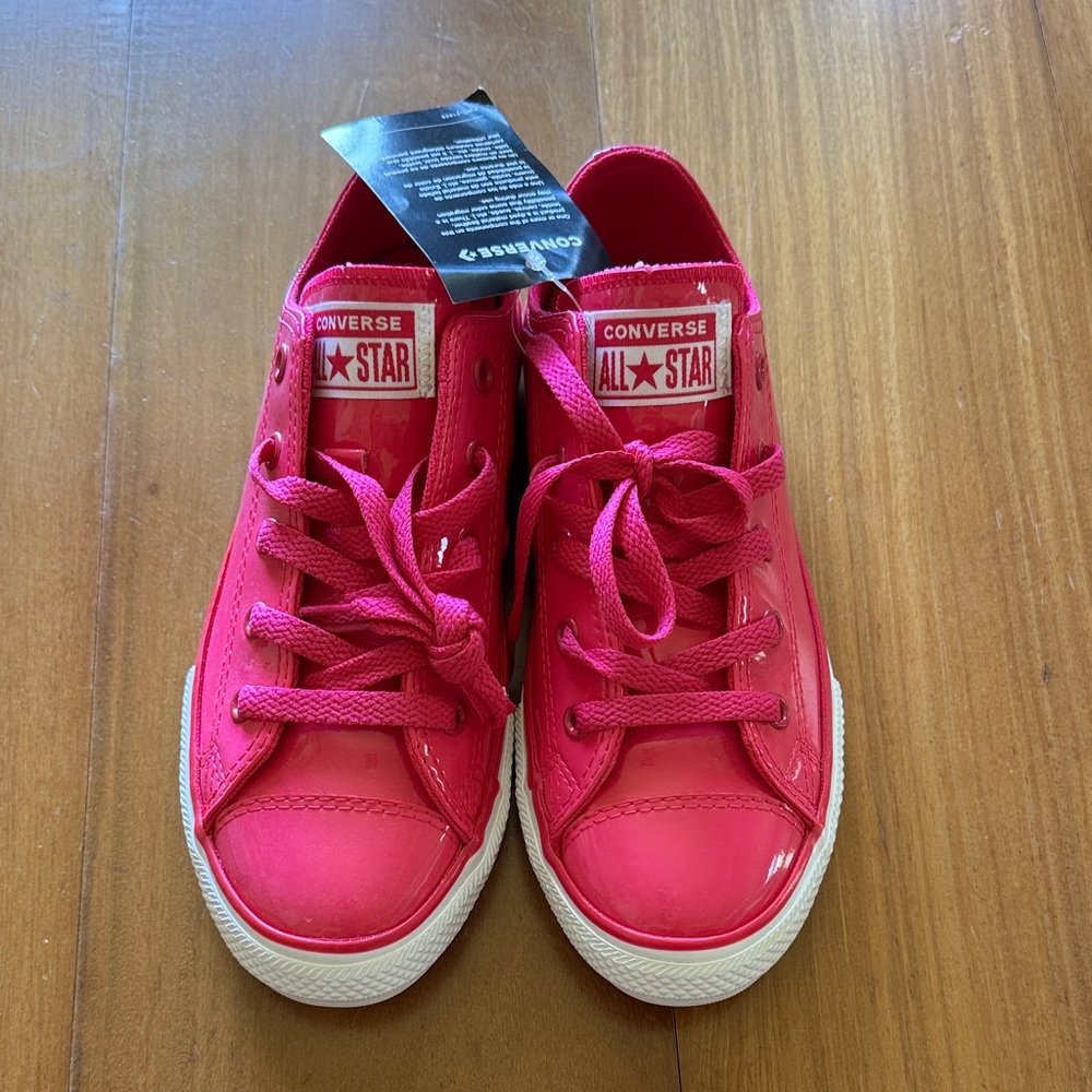 Converse Kids Hot Pink Low-Top Sneakers